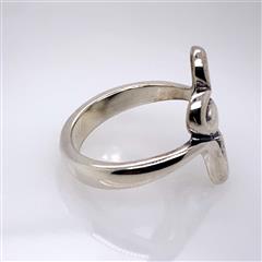 James Avery Heart to Heart Sterling Silver Ring